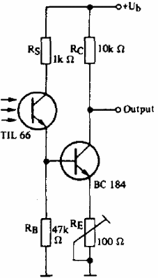 Control de corriente para fototransistor
Control de corriente para fototransistor