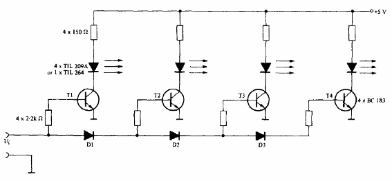 Voltímetro LED
Voltímetro LED