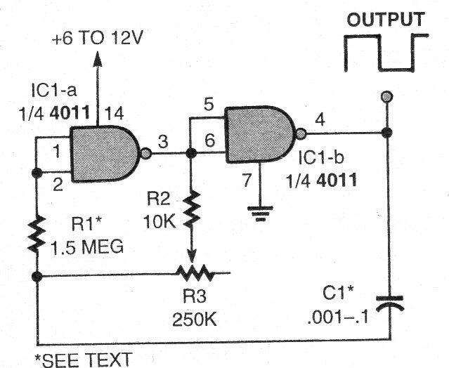 Oscilador 4011
Oscilador 4011