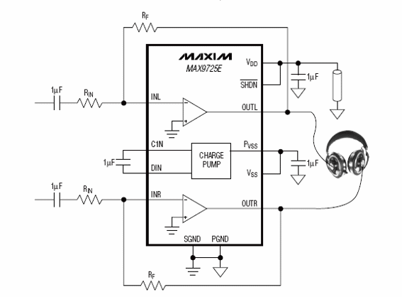 Amplificador de 1 V para audífonos
Amplificador de 1 V para audífonos