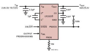 Cargador de supercapacitor com el LTC3225
Cargador de supercapacitor com el LTC3225
