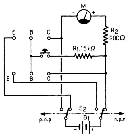 Probador de transistores simple
Probador de transistores simple