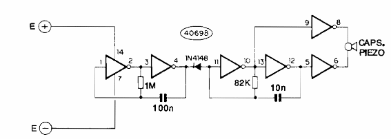 Zumbador CMOS
Zumbador CMOS
