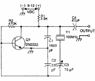 Oscilador de 100 kHz
Oscilador de 100 kHz