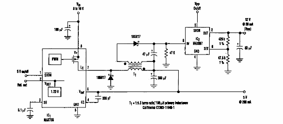 Salida de 12 V para reguladores de 5 V CIR20341S
Salida de 12 V para reguladores de 5 V CIR20341S
