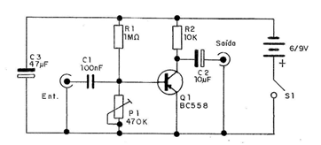 Preamplificador de audio
Preamplificador de audio