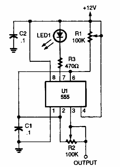 Astable 555 con control de ancho de pulso
Astable 555 con control de ancho de pulso