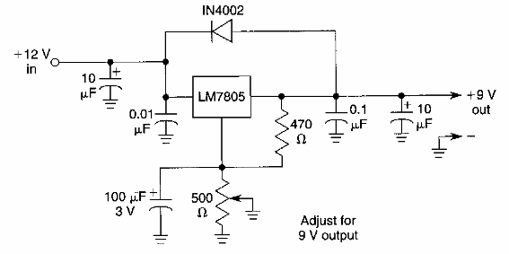 Fuente de 9V
Fuente de 9V