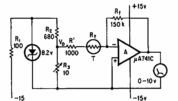 Corrector de linealidad para termistor
Corrector de linealidad para termistor