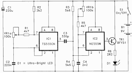 LED estroboscópico
LED estroboscópico