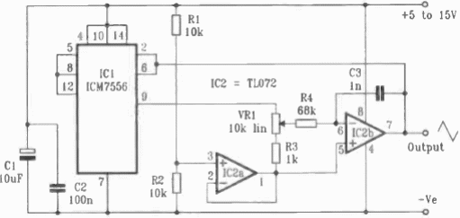 Generador variable triangular
Generador variable triangular
