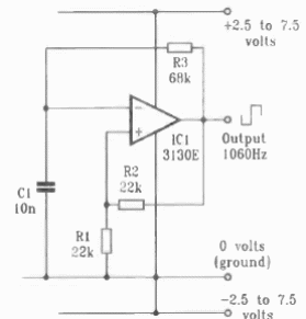 Oscilador de 100 kHz
Oscilador de 100 kHz