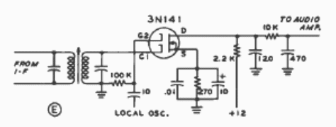 Demodulador SSB con MOSFET
Demodulador SSB con MOSFET