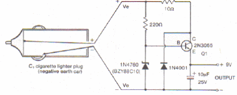 Reductor de 9V para coche
Reductor de 9V para coche