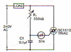 Atenuador con triac
Atenuador con triac