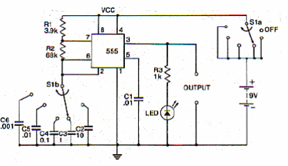 Oscilador rectangular 555
Oscilador rectangular 555
