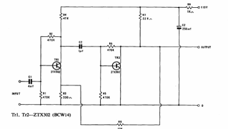 Preamplificador para milivoltímetro
Preamplificador para milivoltímetro