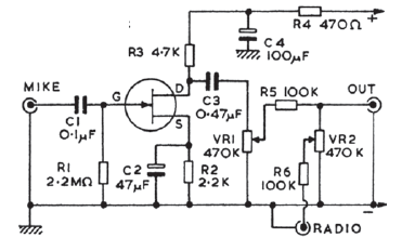 Preamplificador de micrófono
Preamplificador de micrófono