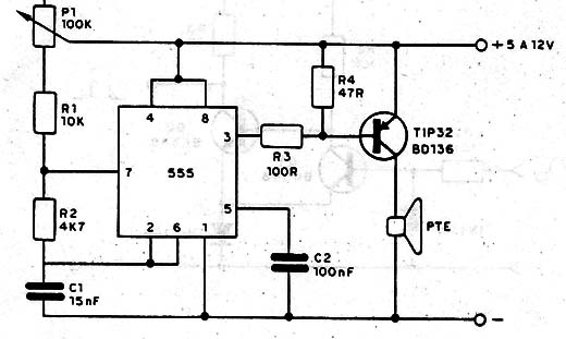 Oscilador 555 (Audio)
