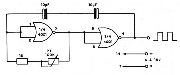 Oscilador Lento CMOS
Oscilador Lento CMOS