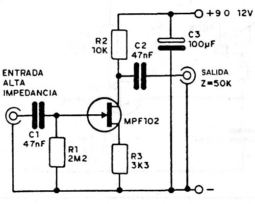 Preamplificador para Microfóno
Preamplificador para Microfóno