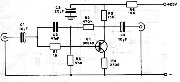 Preamplificador
Preamplificador