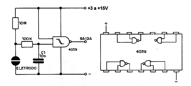 Sensor Táctil Con El 4093
Sensor Táctil Con El 4093