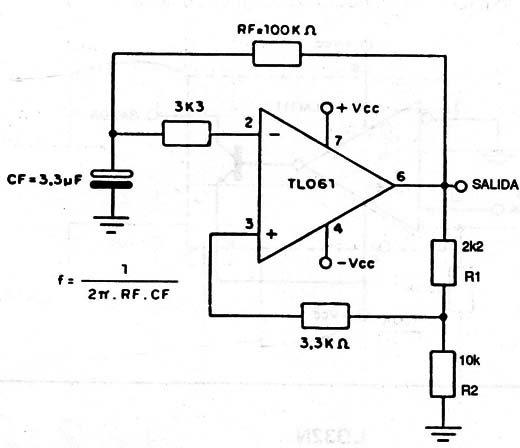 Oscilador 0,5 Hz
Oscilador 0,5 Hz