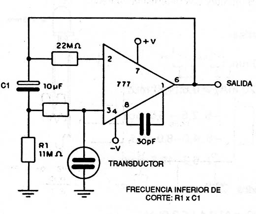 Amplificador Para Transductores Capacitivos
Amplificador Para Transductores Capacitivos