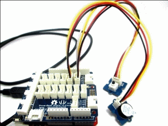 Figura 2 - Dos escudos conectados a la base.
Figura 2 - Dos escudos conectados a la base.