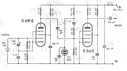 Marcador Para 100 kHz
Marcador Para 100 kHz