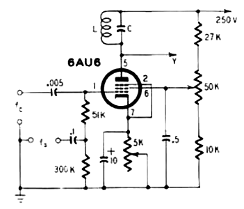Modulador con Pentodo
Modulador con Pentodo