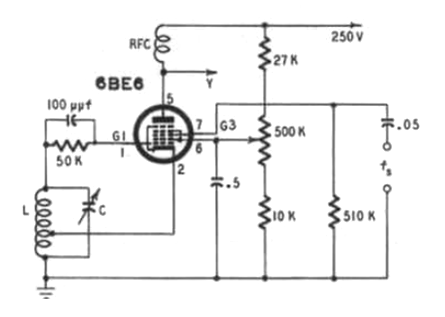 Oscilador Modulado 6BE6
Oscilador Modulado 6BE6