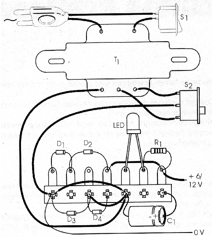 Figura 2 - Montaje simplificado mediante puente de terminales aislados
Figura 2 - Montaje simplificado mediante puente de terminales aislados