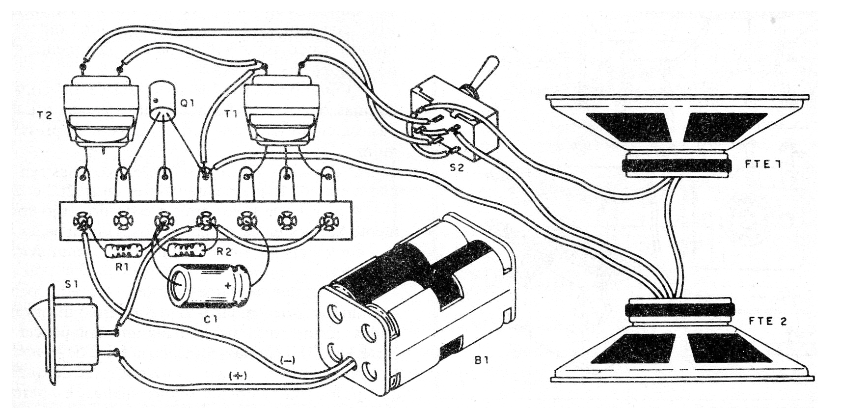 Figura 2 - Montaje en puente de terminales
Figura 2 - Montaje en puente de terminales