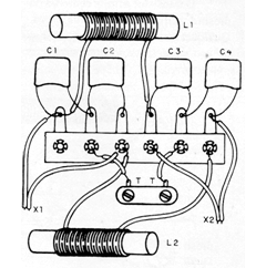 Figura 2 - Montaje mediante un puente de terminales
