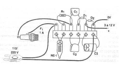  Figura 2 - Montaje con puente de terminales
