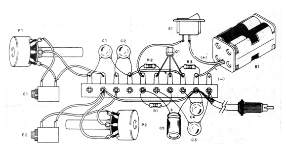 Figura 2 - Montaje en puente de terminales
