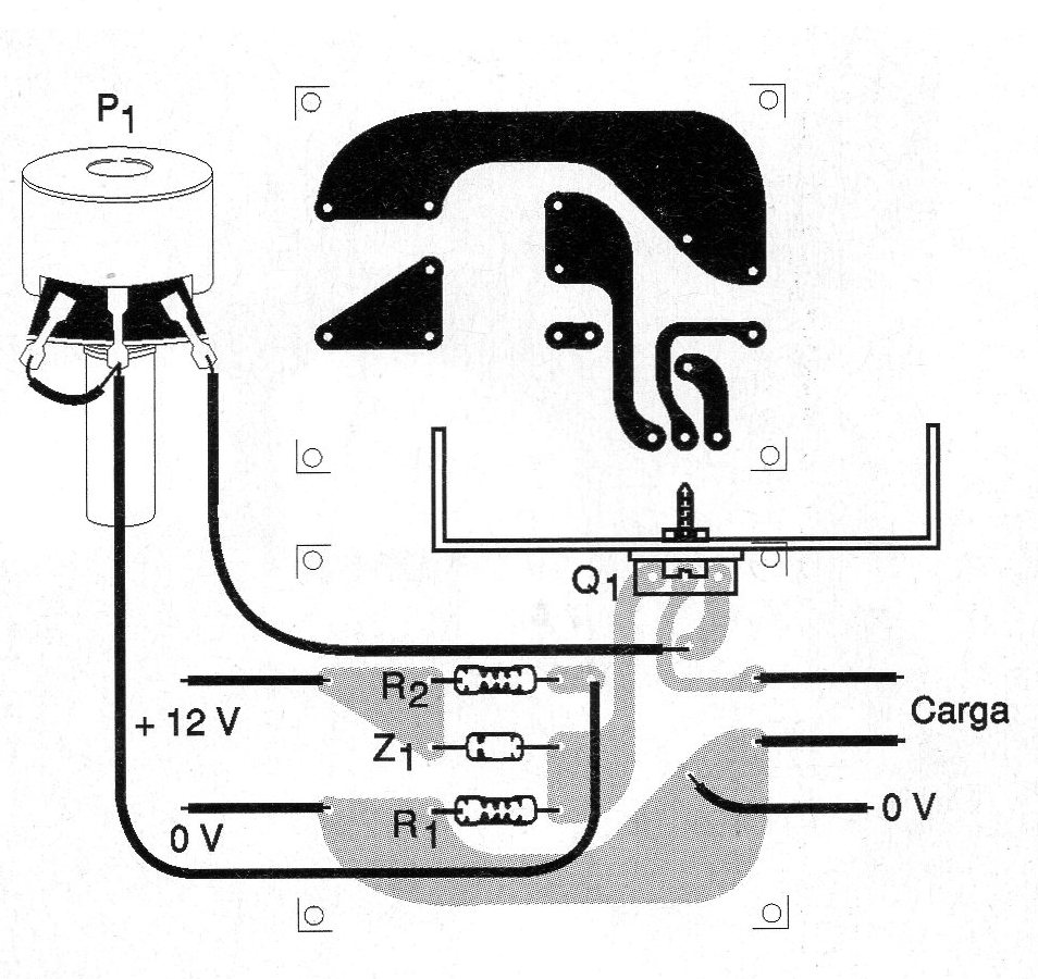 Figura 2 - Placa para el montaje
Figura 2 - Placa para el montaje