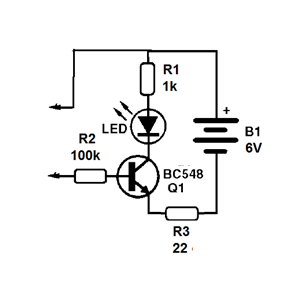 Figura 1 - Circuito del sensor de tacto
Figura 1 - Circuito del sensor de tacto