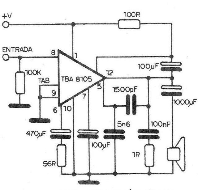    Figura 19 - Amplificador integrado
