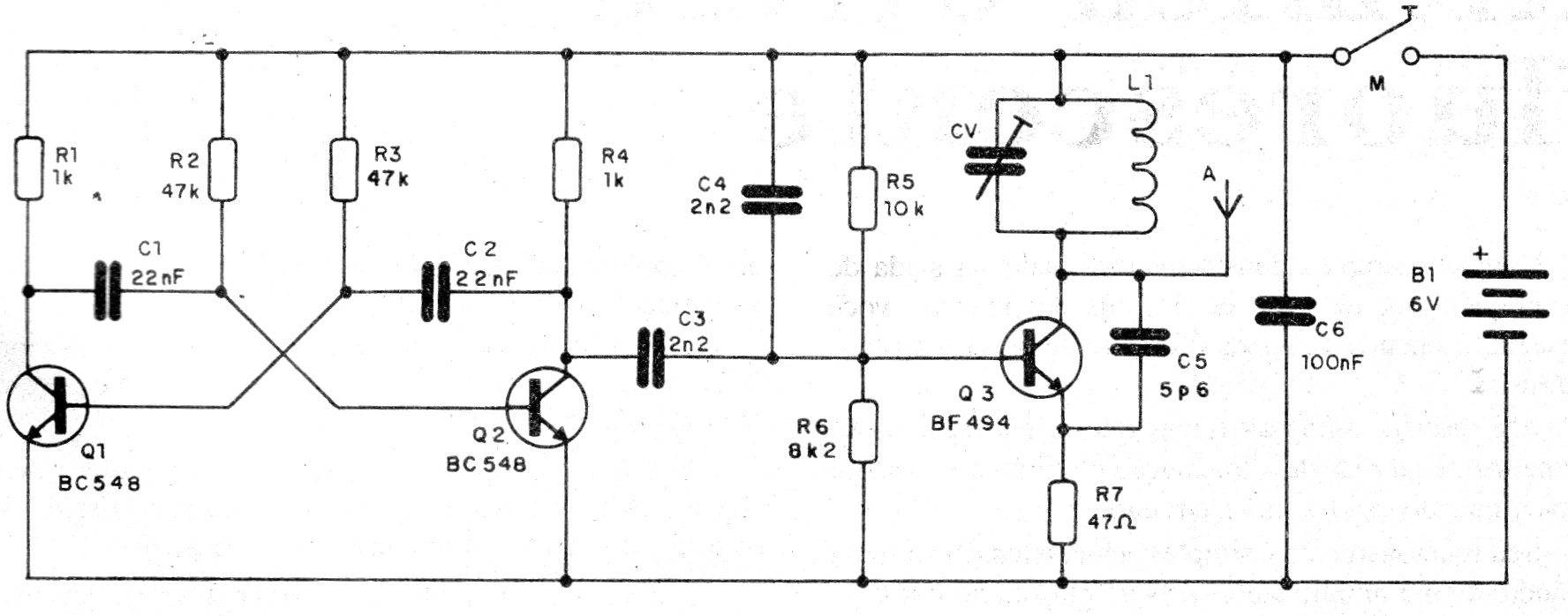 Figura 1 - Diagrama completo del transmisor
Figura 1 - Diagrama completo del transmisor