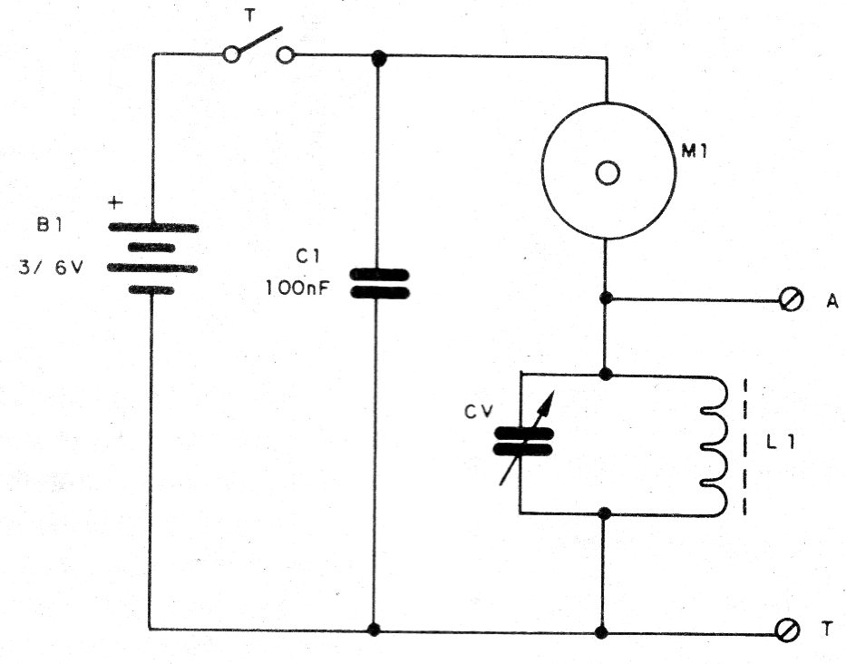 Figura 2 - Nuestro circuito transmisor
Figura 2 - Nuestro circuito transmisor